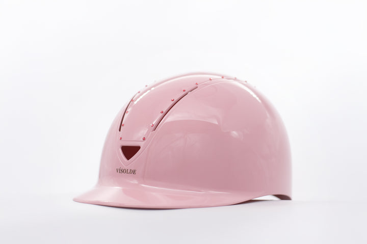 Scale riding helmet Light pink Elegance