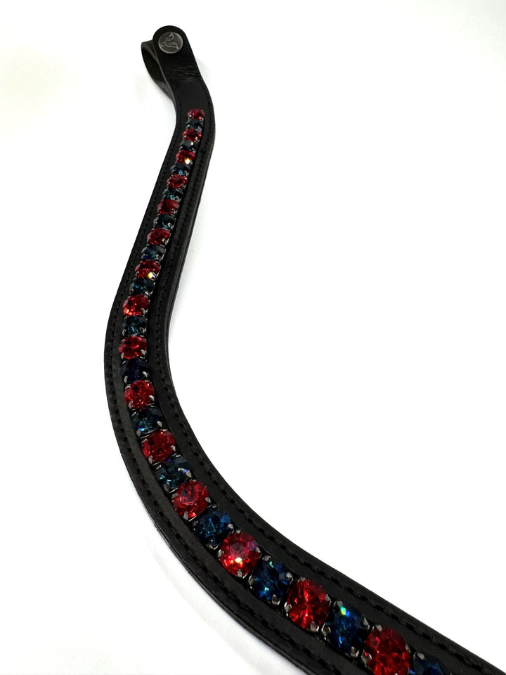 Frontriem Blauw Rood - Vísolde