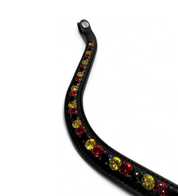 Frontriem Zwart Geel Rood - Vísolde