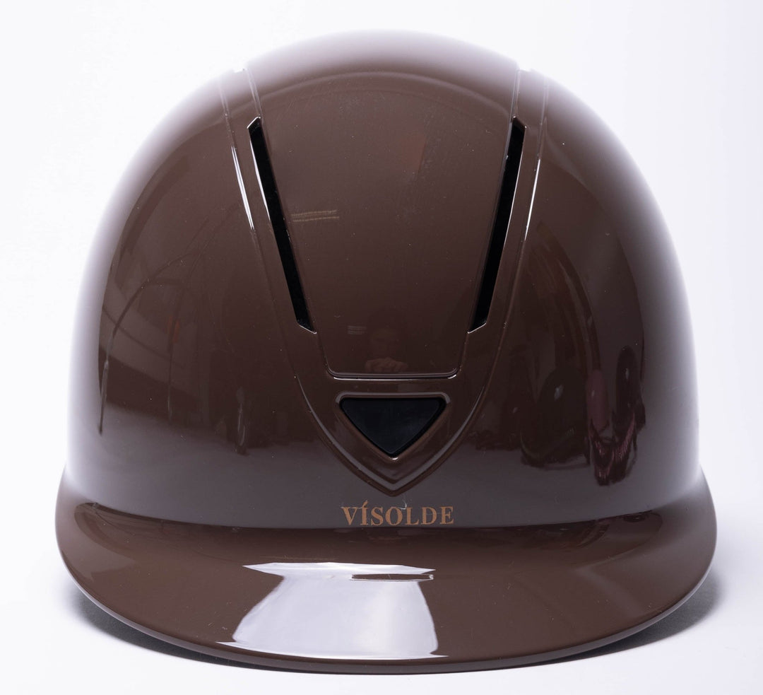 Paardrijhelm Bruin - Vísolde