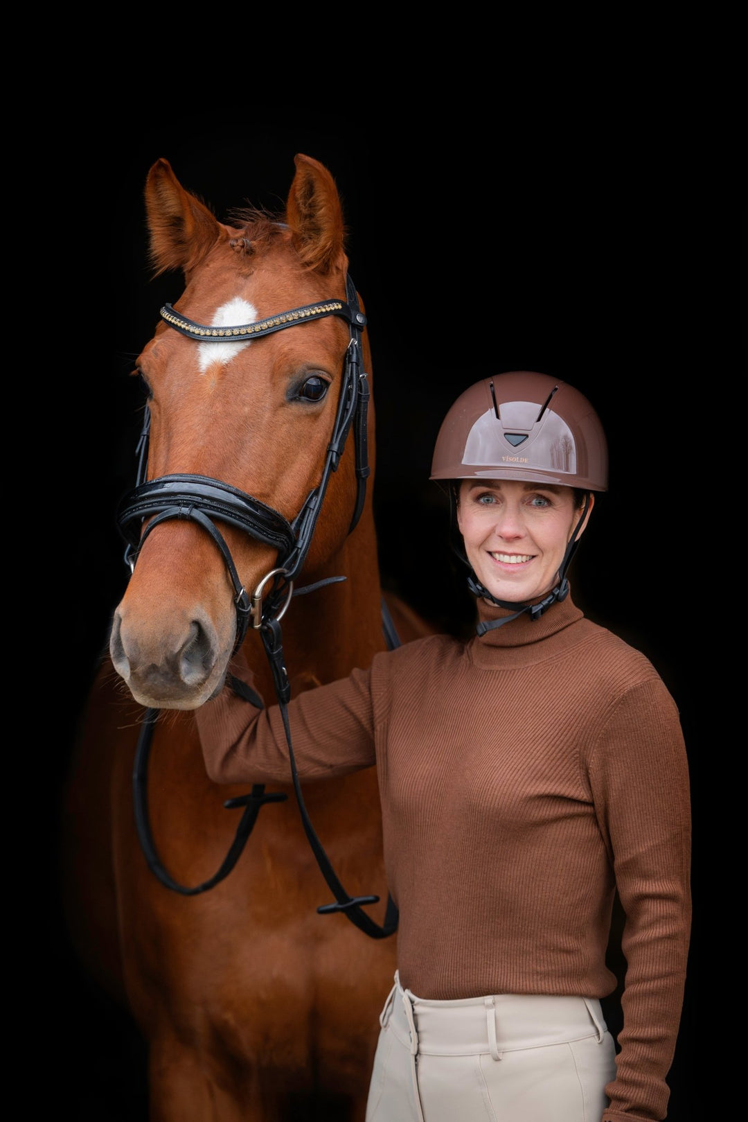 Paardrijhelm set 3 kleuren naar keuze M/L - Vísolde