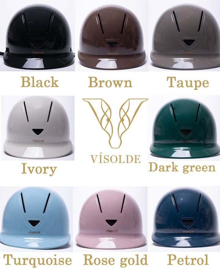 Paardrijhelm set 3 kleuren naar keuze M/L - Vísolde