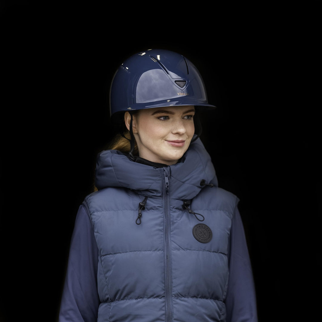 Paardrijhelm set kleuren naar keuze S/M - Vísolde