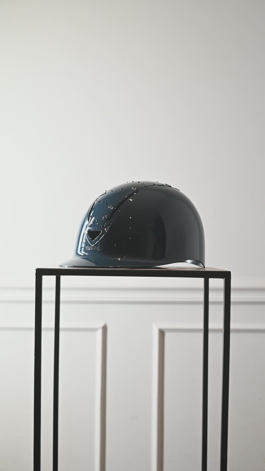 Riding helmet Petrol Blue Sparkle