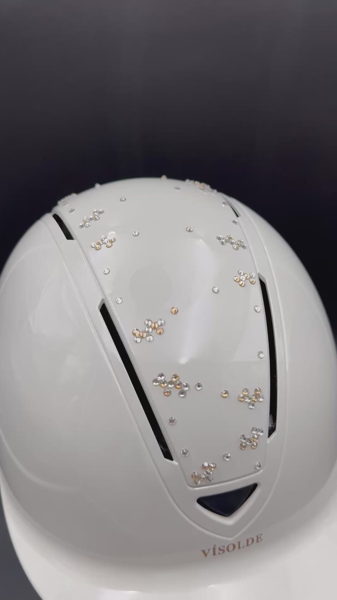 Paardrijhelm Ivoor Sparkle