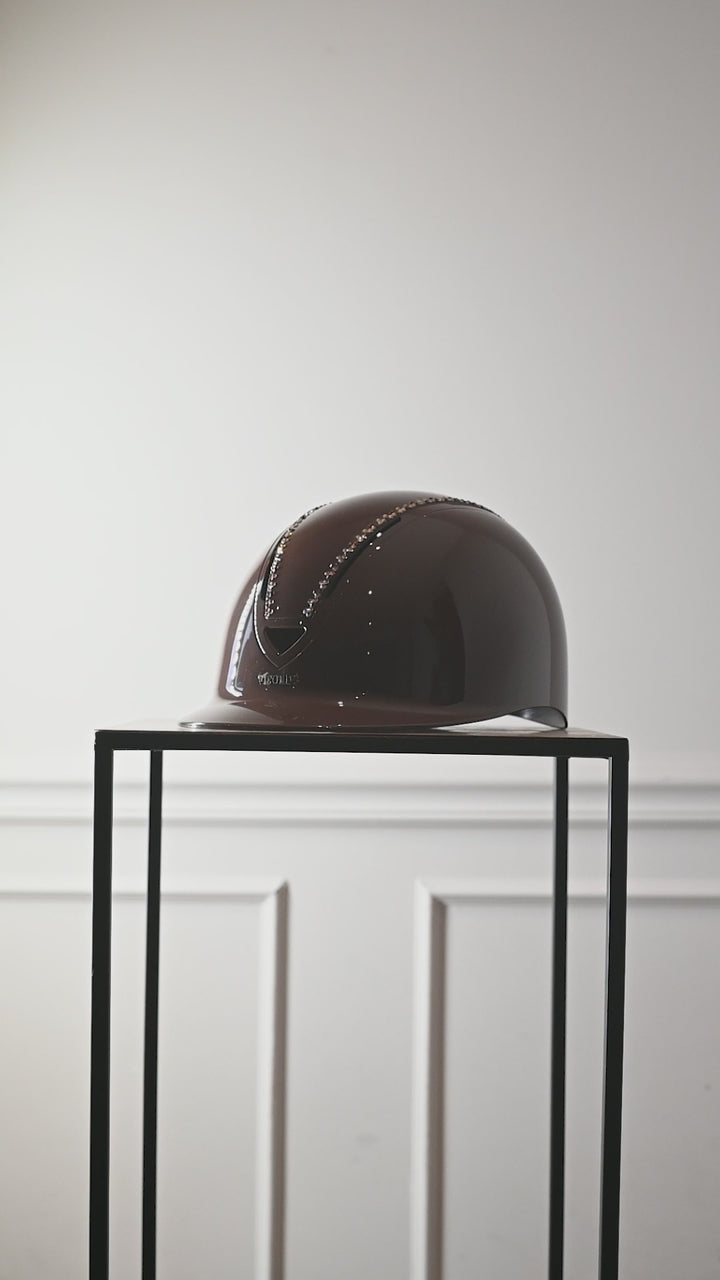 Riding helmet Brown Royal