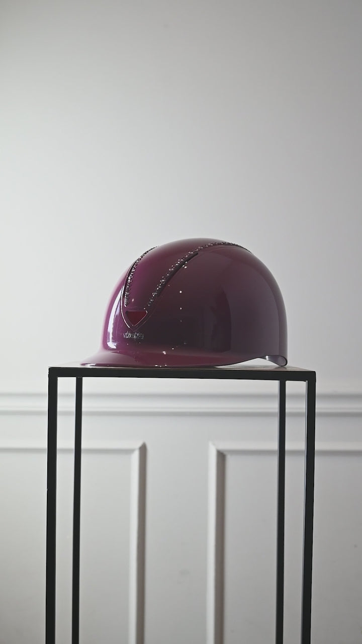 Scale riding helmet Bordeaux red Royal