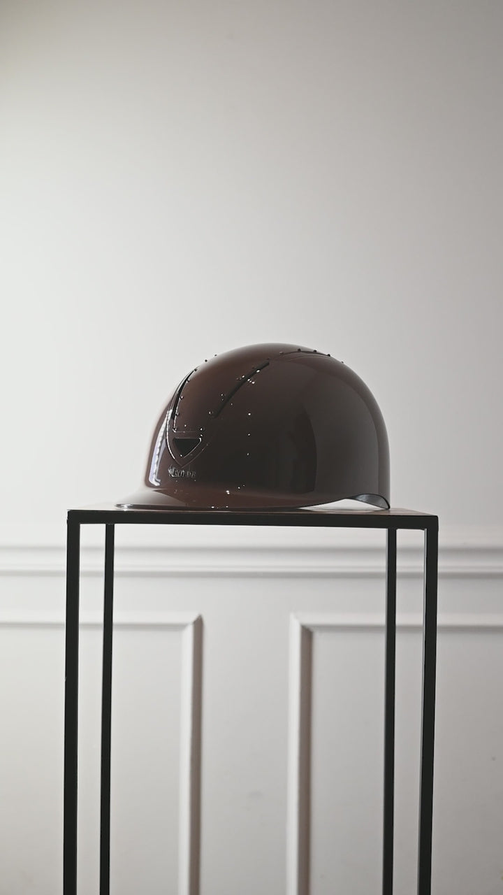Riding helmet Brown Elegance