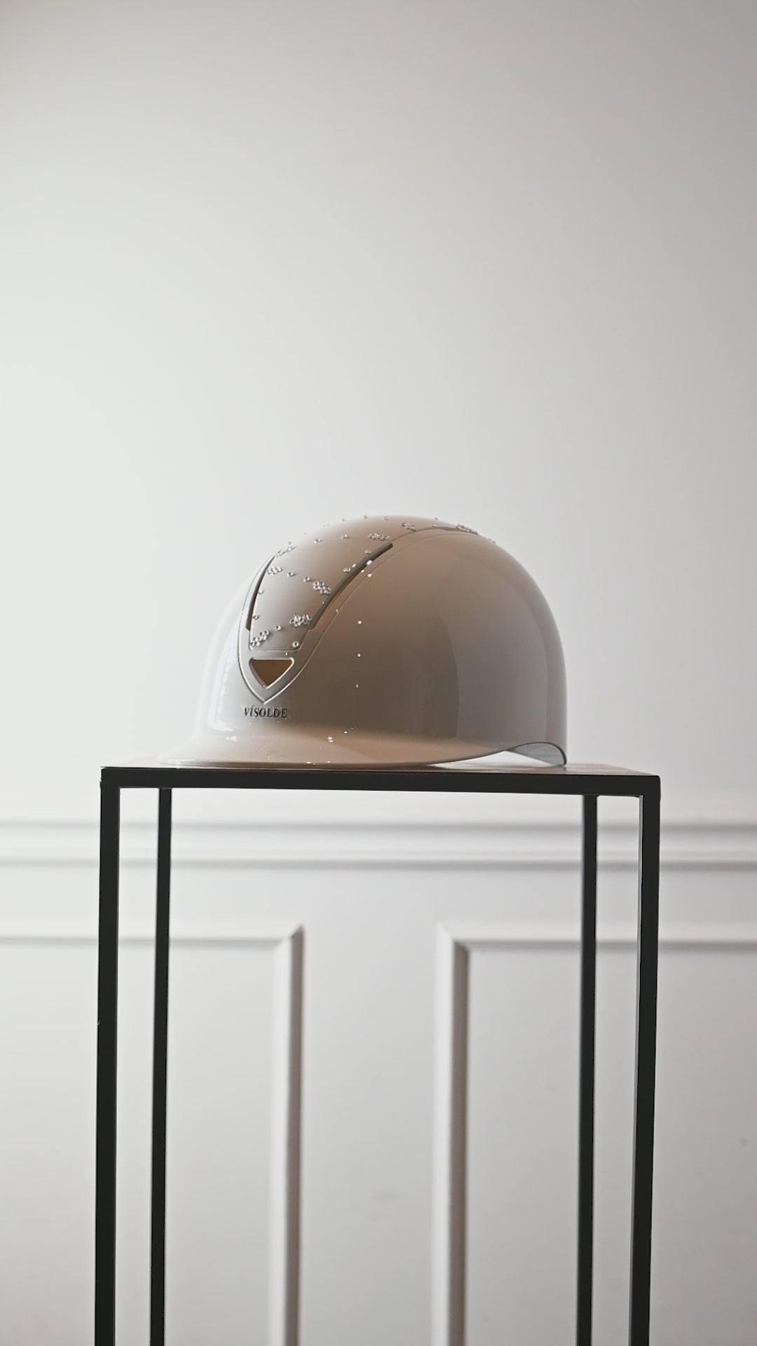 Riding helmet Ivory Sparkle