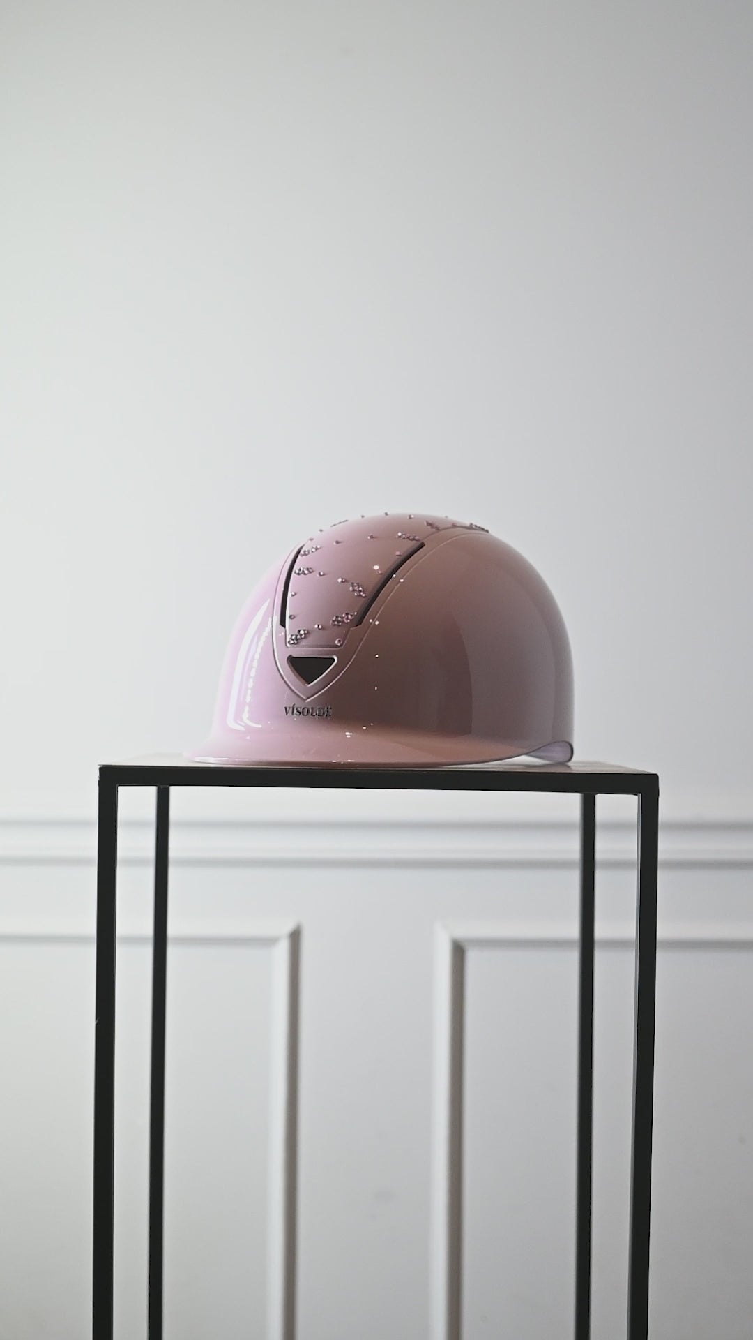Riding Helmet Rose Gold Sparkle