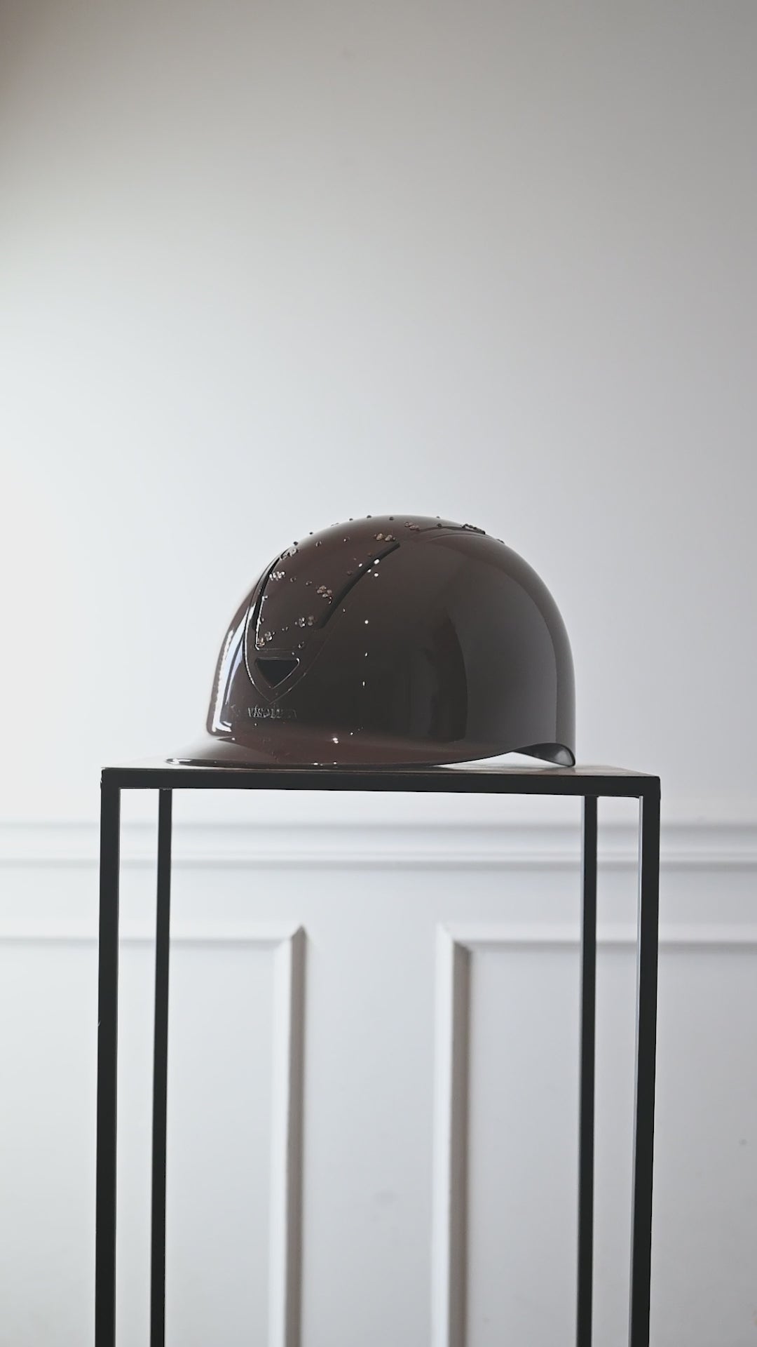 Riding helmet Brown Sparkle