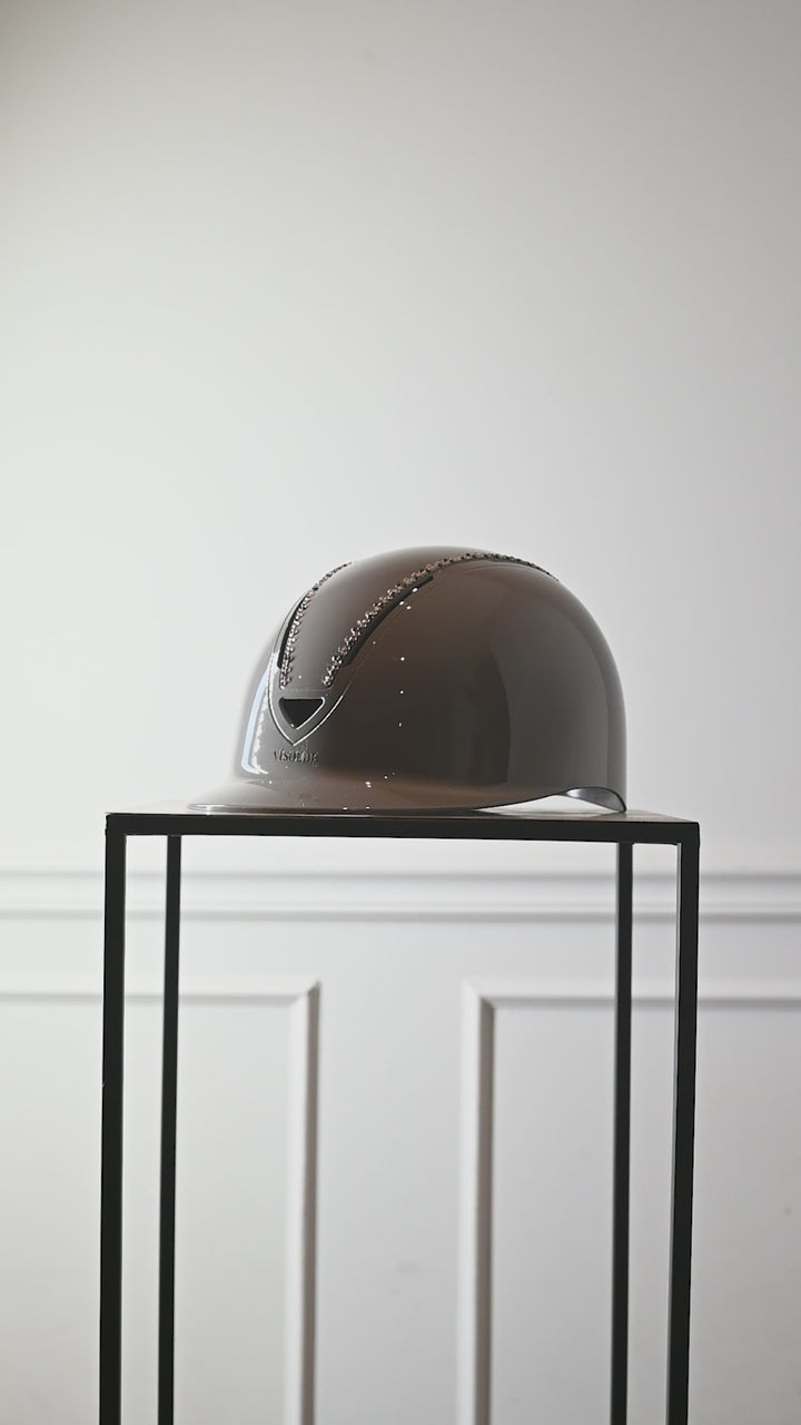 Scale riding helmet Taupe Royal