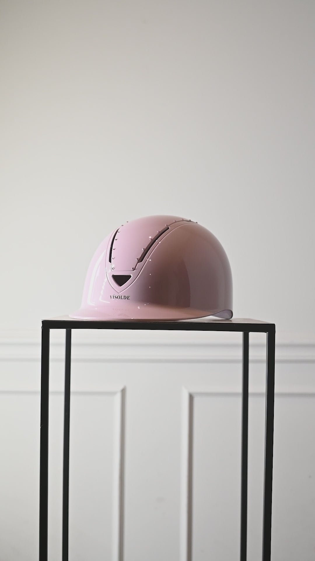 Rose Gold Elegance Riding Helmet