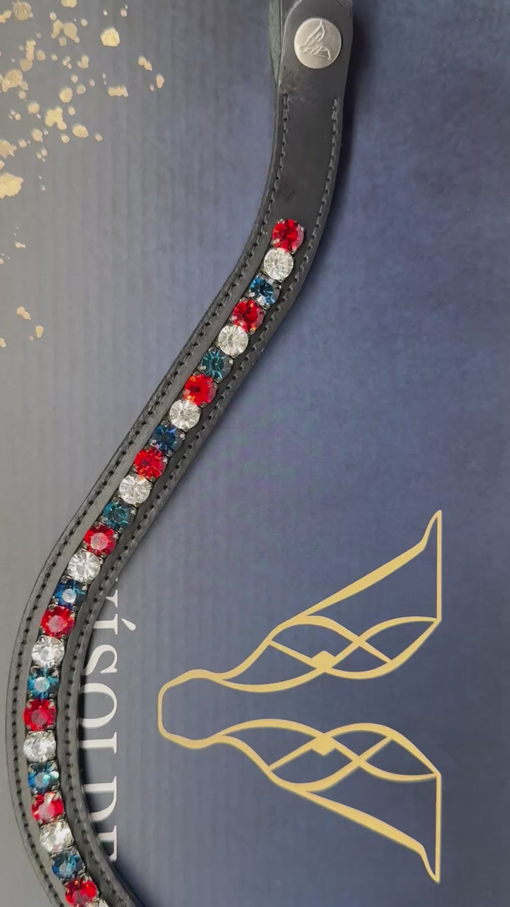 Browband Red White Blue