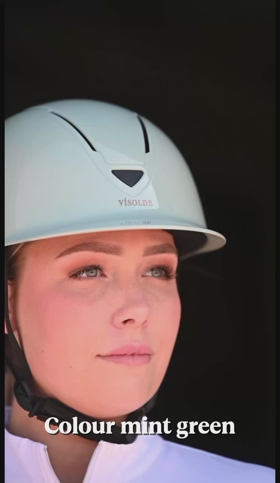 Paardrijhelm Mintgroen