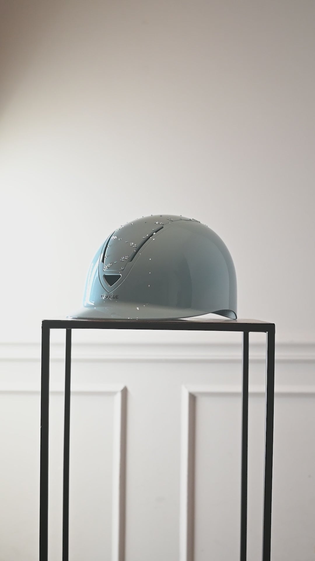 Scale riding helmet Turquoise Sparkle