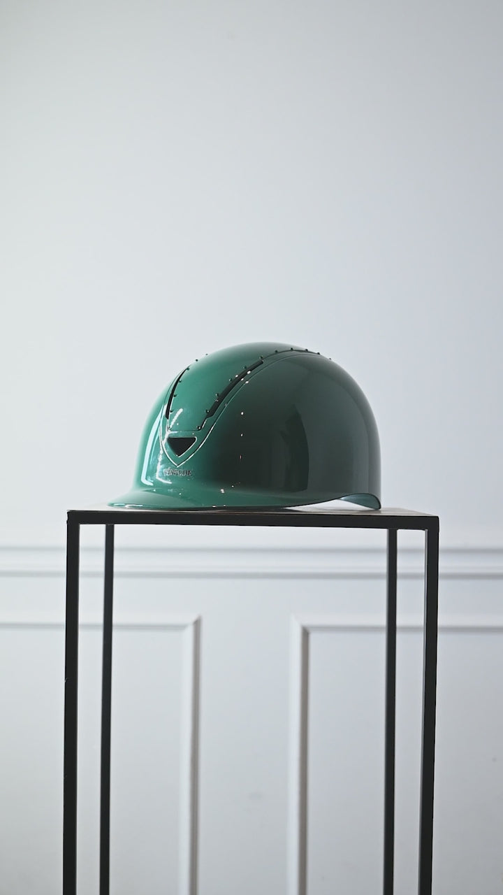 Riding helmet Dark green Elegance