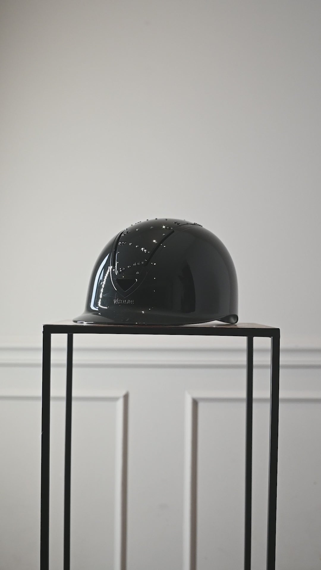 Scale riding helmet Black Sparkle
