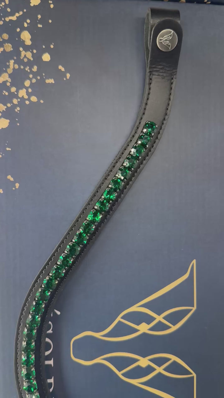 Frontriem Emerald Groen