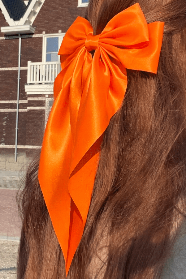 Satijnen Haarstrik Oranje - Vísolde