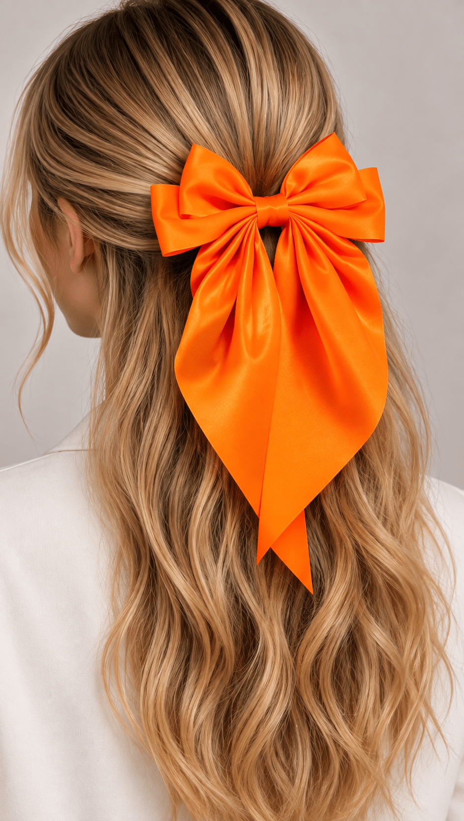 Satijnen Haarstrik Oranje - Vísolde