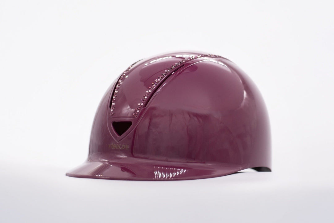 Schaal paardrijhelm Bordeauxrood Royal - Vísolde