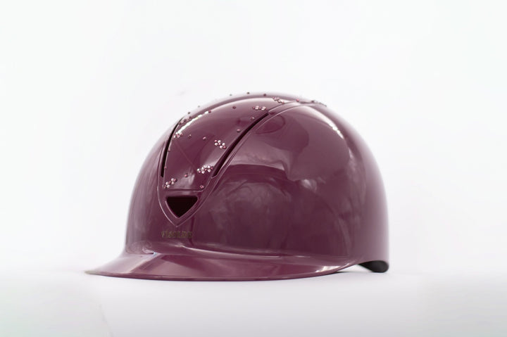 Schaal paardrijhelm Bordeauxrood Sparkle - Vísolde