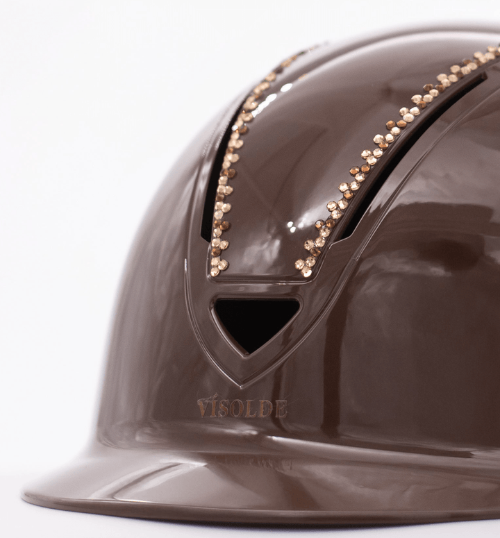 Schaal paardrijhelm Bruin Royal - Vísolde