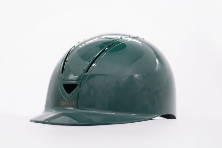 Schaal paardrijhelm Donkergroen Elegance - Vísolde