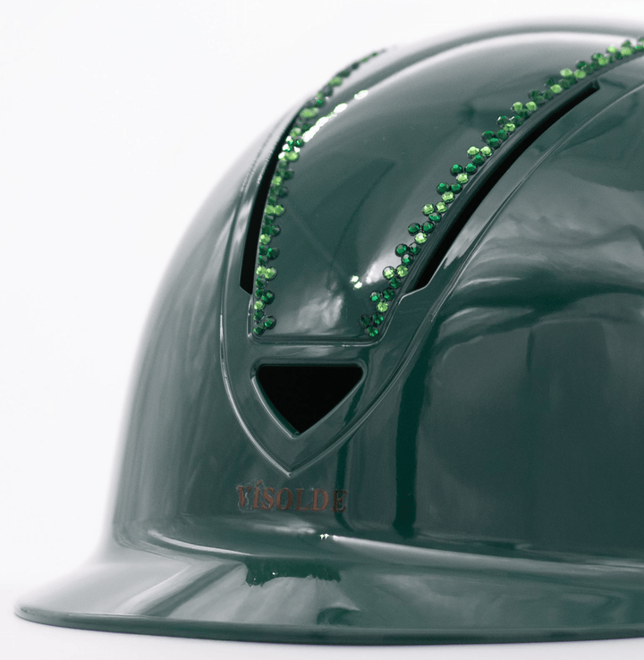 Schaal paardrijhelm Donkergroen Royal - Vísolde