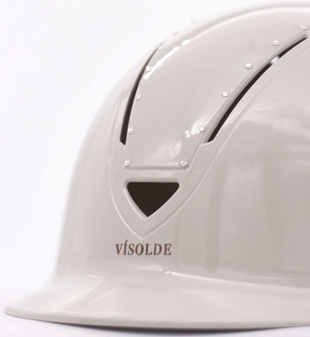 Schaal paardrijhelm Ivoor Elegance - Vísolde