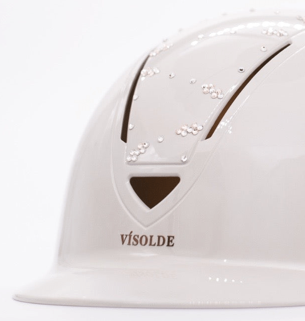 Schaal paardrijhelm Ivoor Sparkle - Vísolde