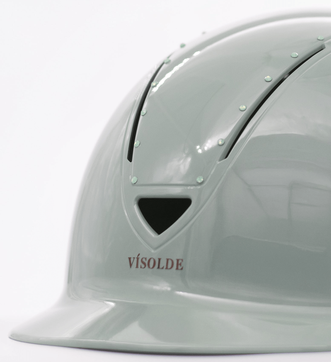 Schaal paardrijhelm Mintgroen Elegance - Vísolde