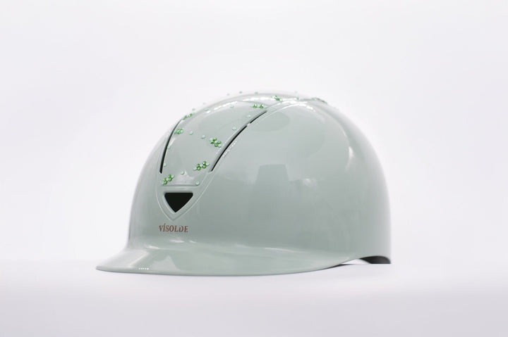 Schaal paardrijhelm Mintgroen Sparkle - Vísolde