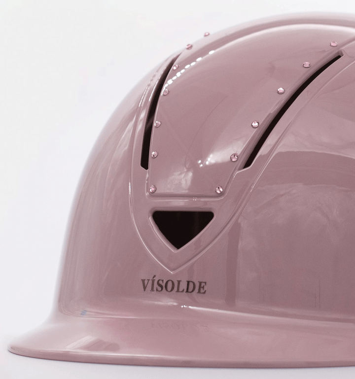 Schaal paardrijhelm Roségoud Elegance - Vísolde