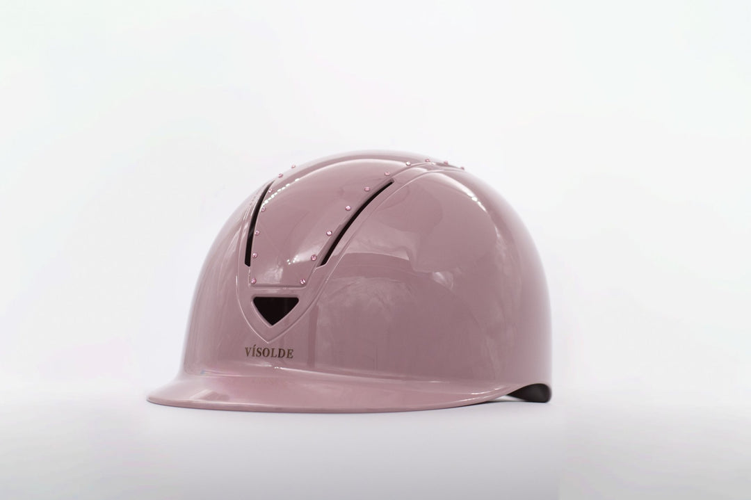 Schaal paardrijhelm Roségoud Elegance - Vísolde