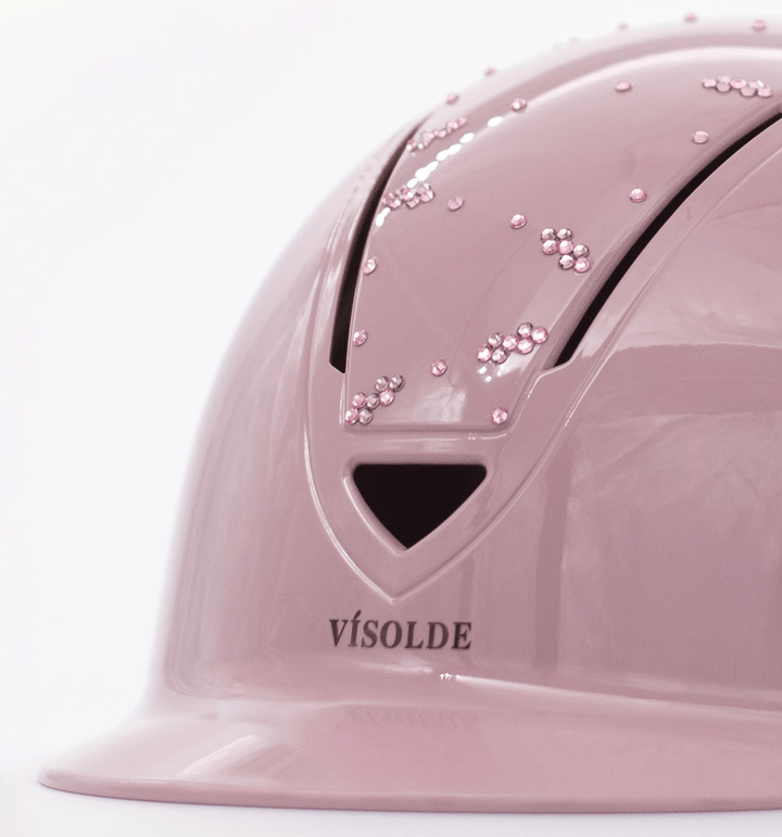 Schaal paardrijhelm Roségoud Sparkle - Vísolde