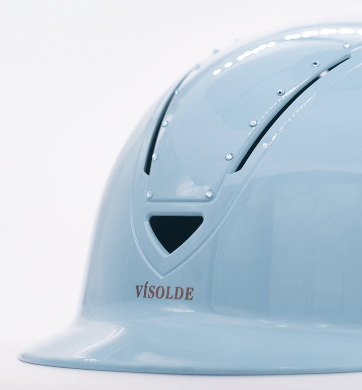 Schaal paardrijhelm Turquoise Elegance - Vísolde