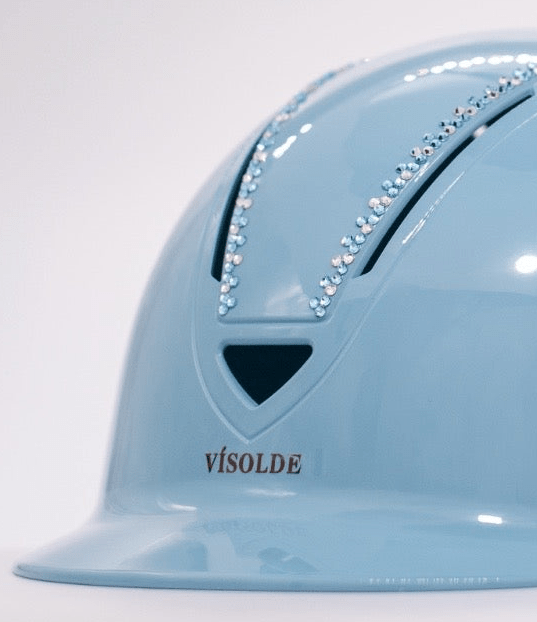 Schaal paardrijhelm Turquoise Royal - Vísolde