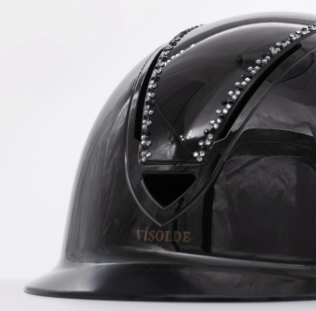 Schaal paardrijhelm Zwart Royal - Vísolde