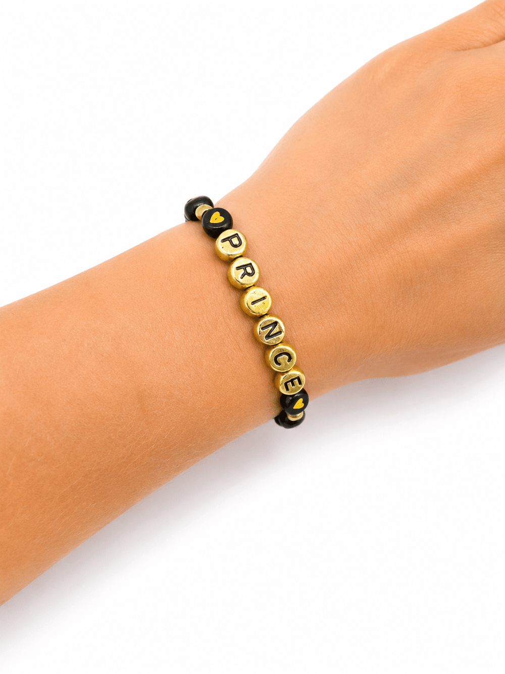Vísolde Armband met Naam Zwart/Goud - Vísolde