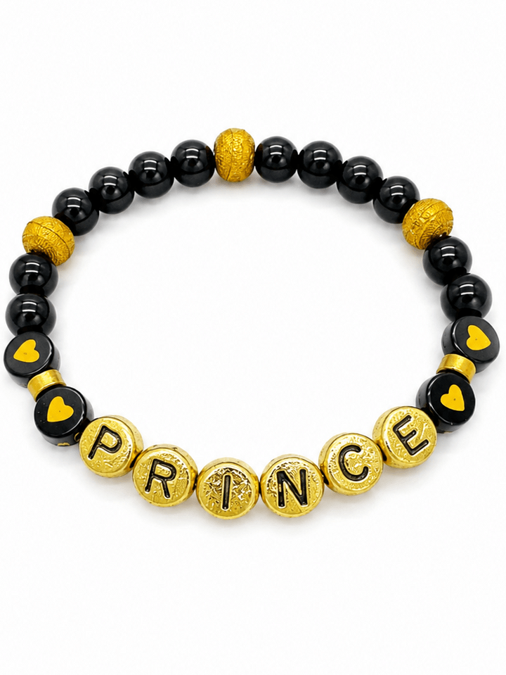 Vísolde Armband met Naam Zwart/Goud - Vísolde